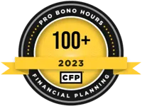 100+ Pro Bono Hours 2023 CFP
